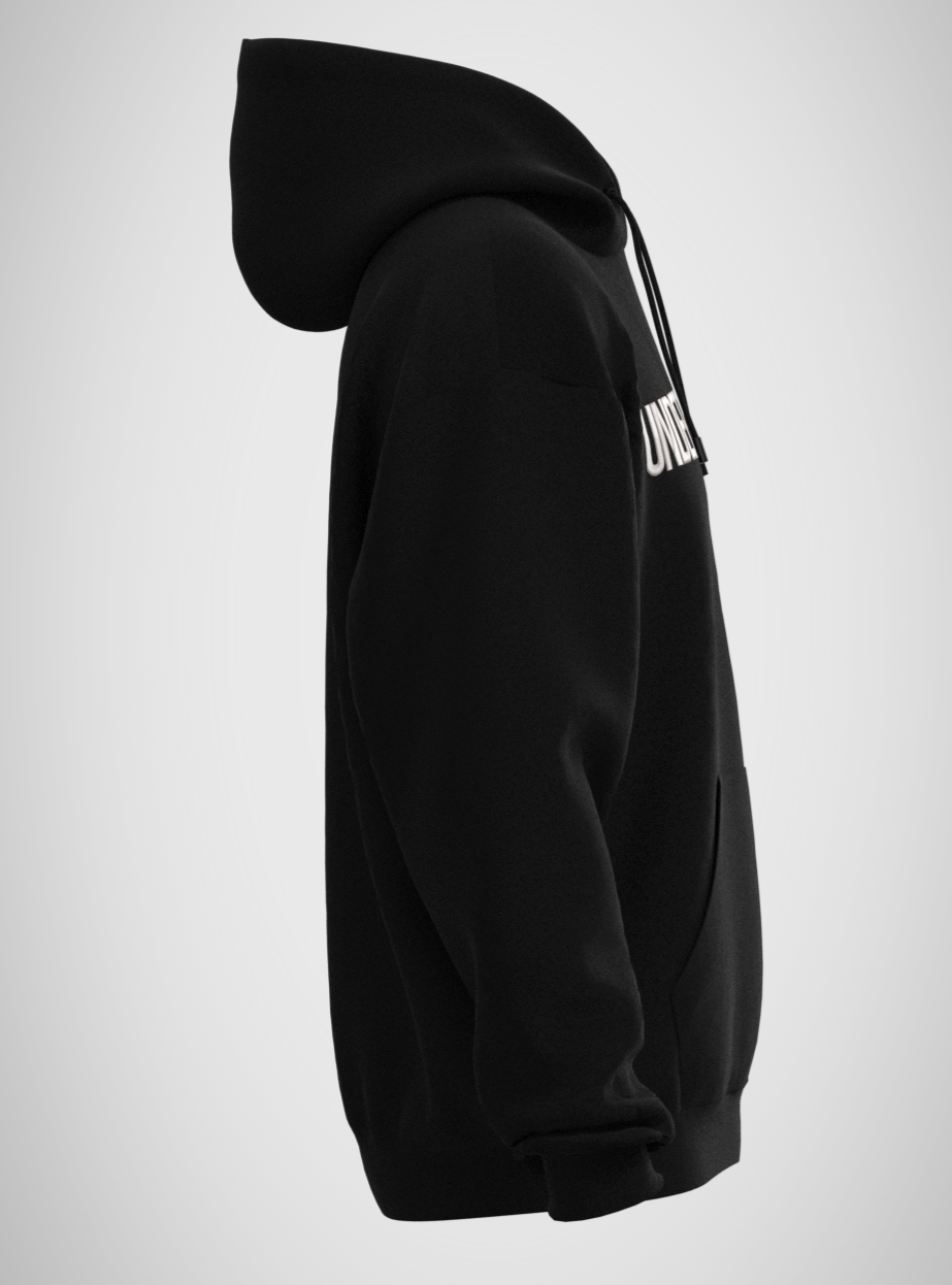 Undervalued Blk Unisex Premium Hoodie