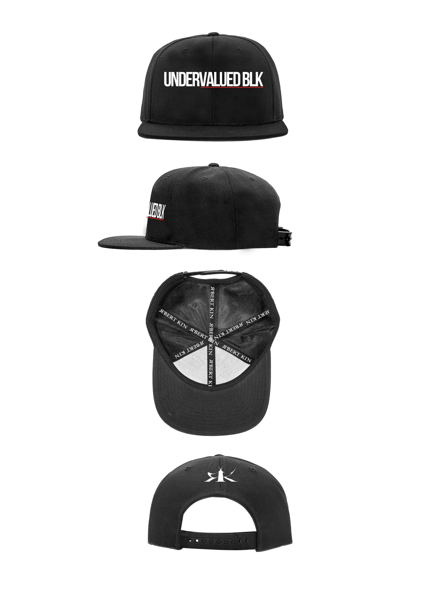 Undervalued Blk Snapback Hat